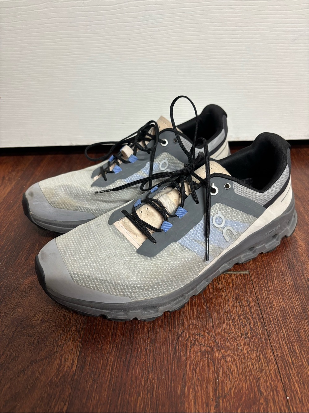 On Cloud Shoes CLOUDVISTA Trail Running Sneaker Alloy Black Size 10